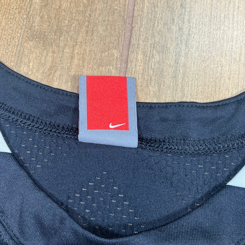 Nike Team All Indiana Attack Basketball Jersey 12 Black White Yellow Mens M - Picture 8 of 11